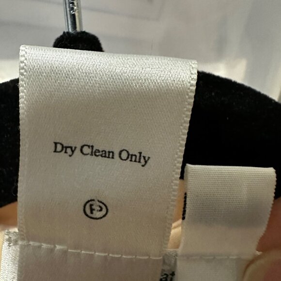 Coldwater Creek sz L soft peach silk blend 3/4 sleeve long line buttoned blouse - Picture 4 of 5